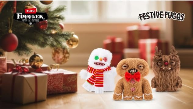 ZURU Fuggler Festive Fuggs packaging—multi-character set ideal for holiday displays.