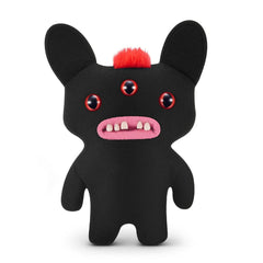 ZURU Fugglers Hairy Fuggs Reek-O side profile highlights black fur and gravity-defying mohawk.