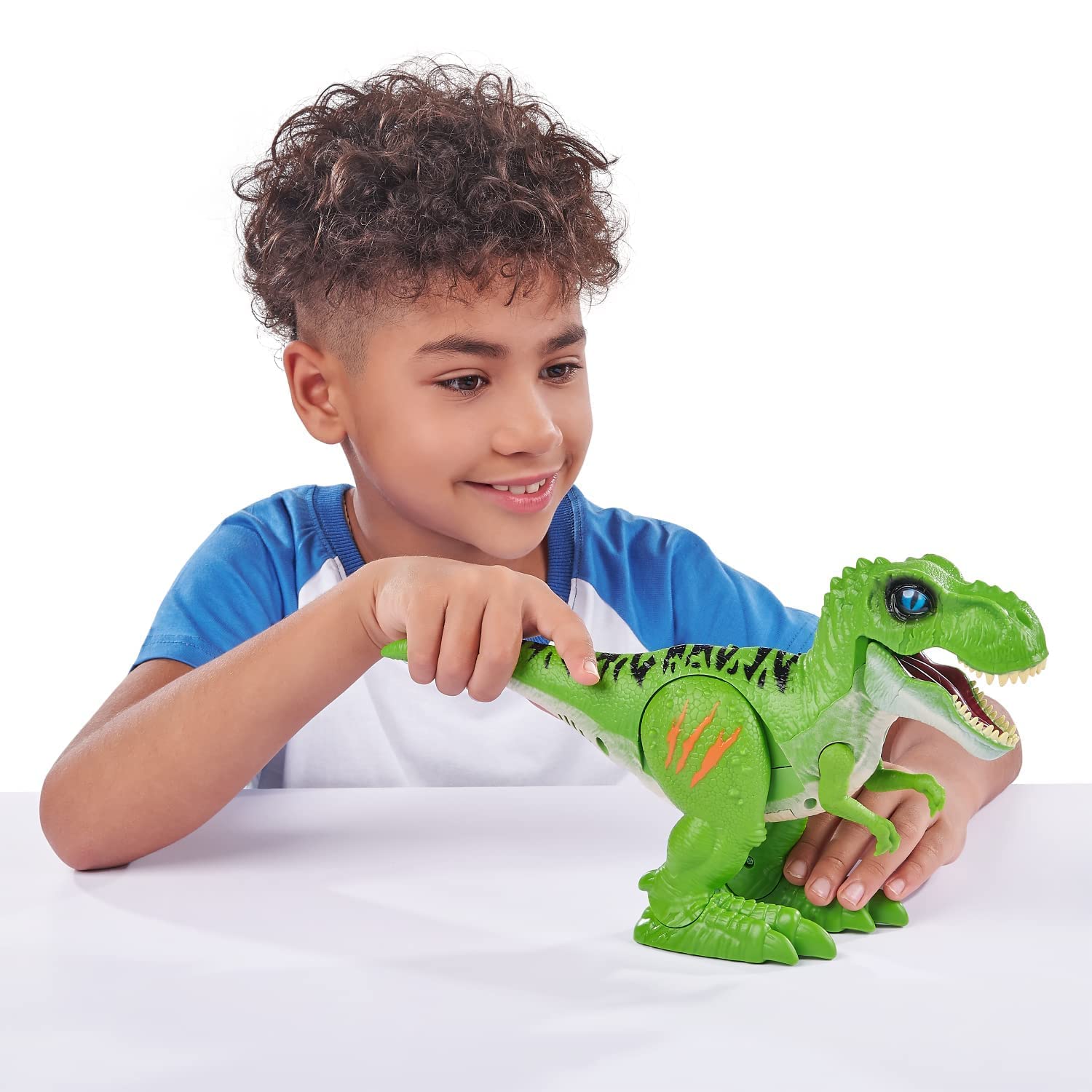 ZURU Robo Alive Attacking T-Rex green stomps and walks like a real dinosaur