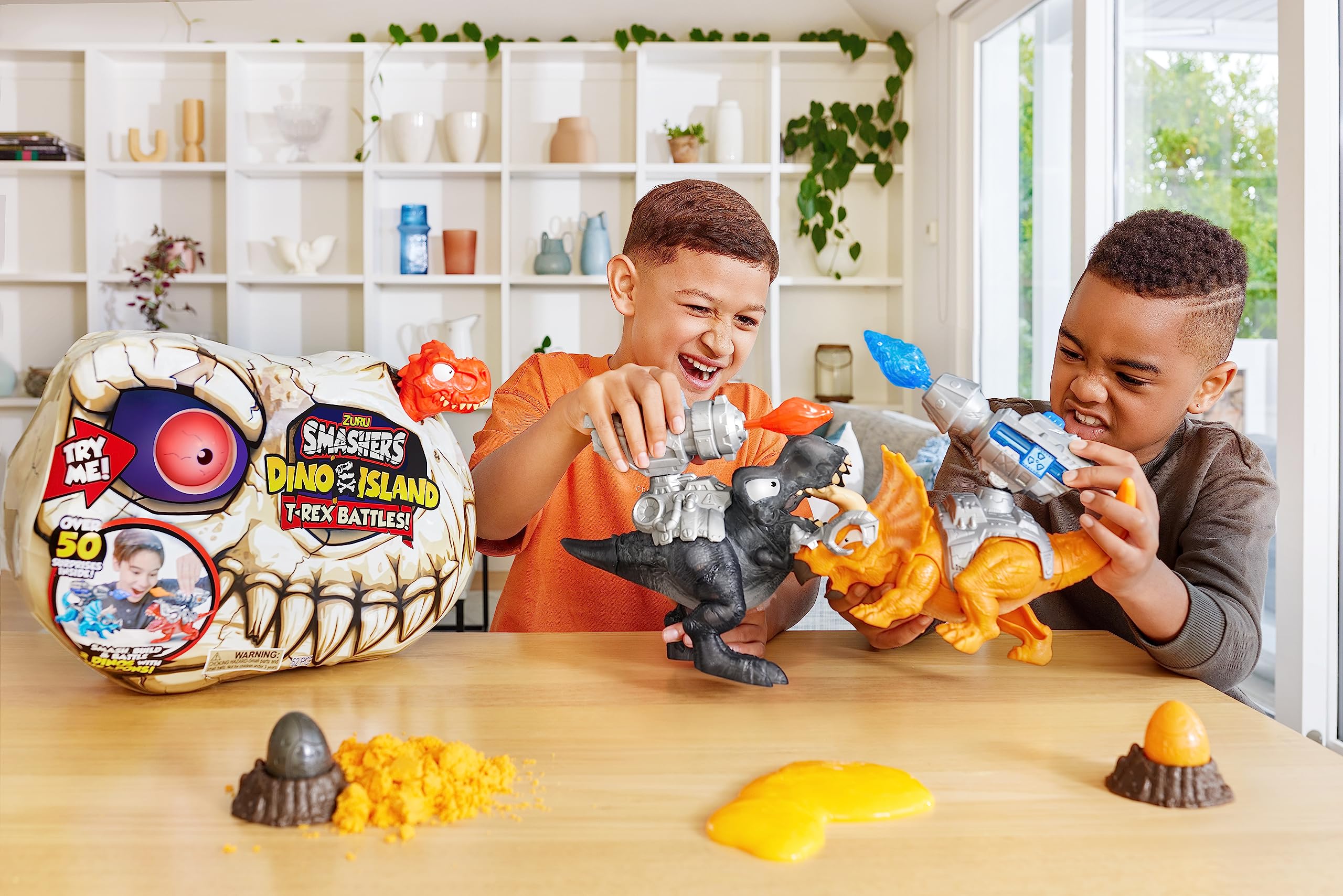 ZURU SMASHERS includes multiple collectible dinos to expand your collection.