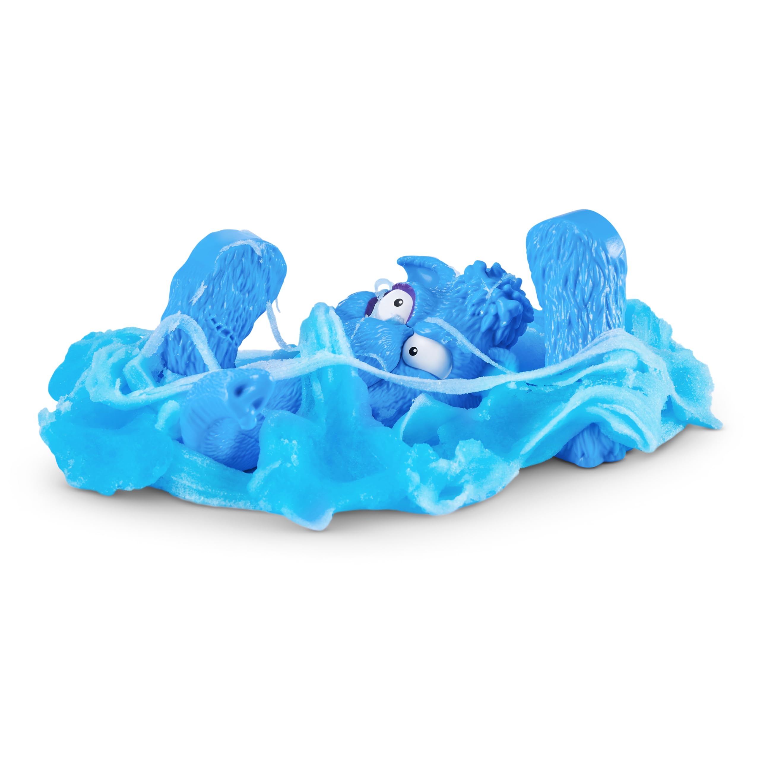 Stretchy slime and crystal mix enhance the unfreeze experience.