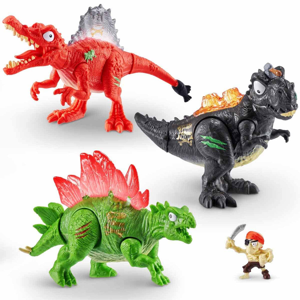 ZURU Smashers Dino Island collection shot encourages display and trading