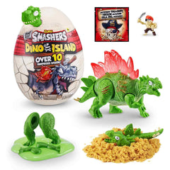 ZURU Smashers Dino Island egg opening closeup hints at surprises