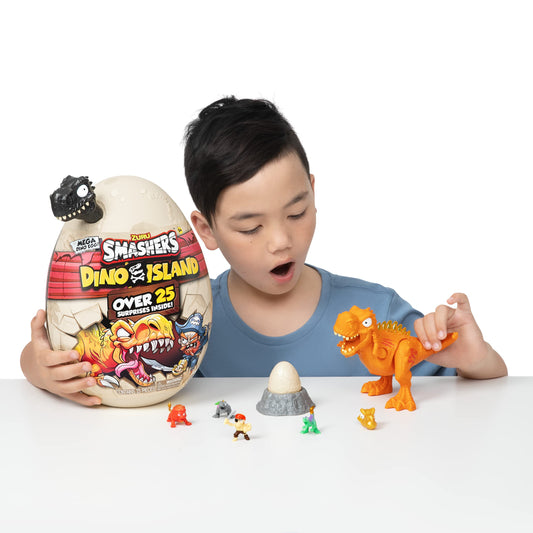 ZURU Smashers Dino Island mini eggs and pirate figure for adventurous smash-and-collect play.