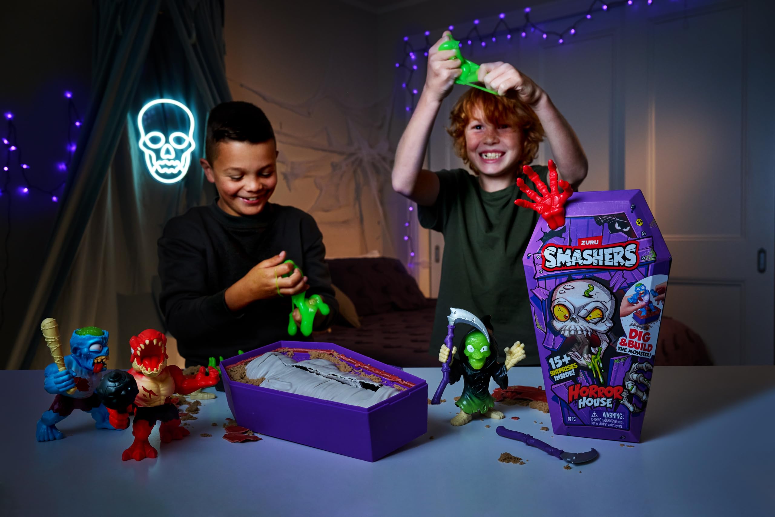 ZURU SMASHERS Horror House Zombosaur collect all for a complete set