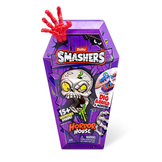 ZURU SMASHERS Horror House Zombosaur digging action enhances tactile play