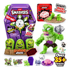 Brain and eye pieces ready to trigger monster activation in Smashers set
