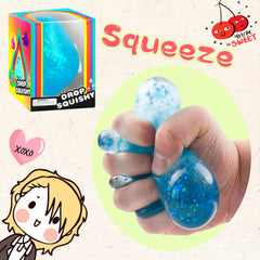 Zuvooi silicone stress ball blue-pink easy to clean for classrooms.