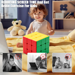 ZY-Wisdom 18cm cube color faces closeup for vibrant engagement