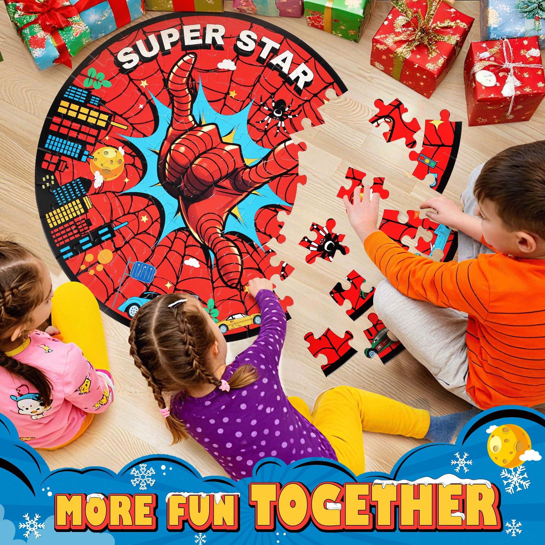 ZYGIG Spider Web Puzzle back-number guide aids sequencing and early math skills.