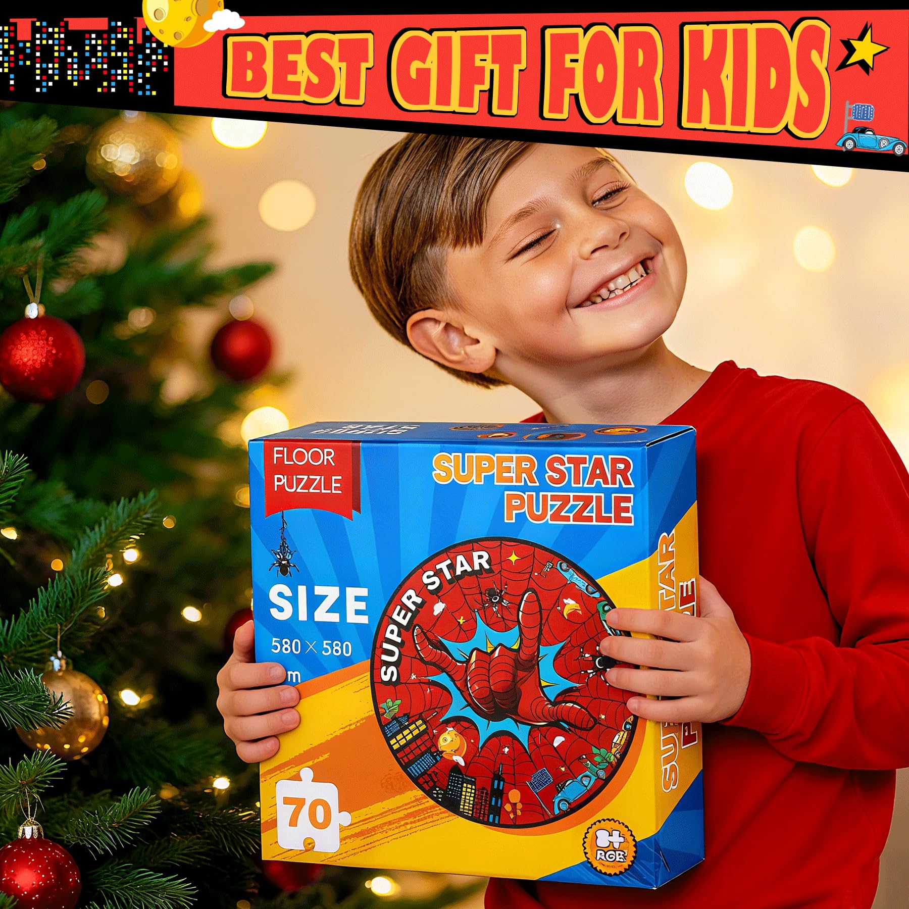 ZYGIG Spider Web Puzzle features smooth edges for safe, kid-friendly handling.