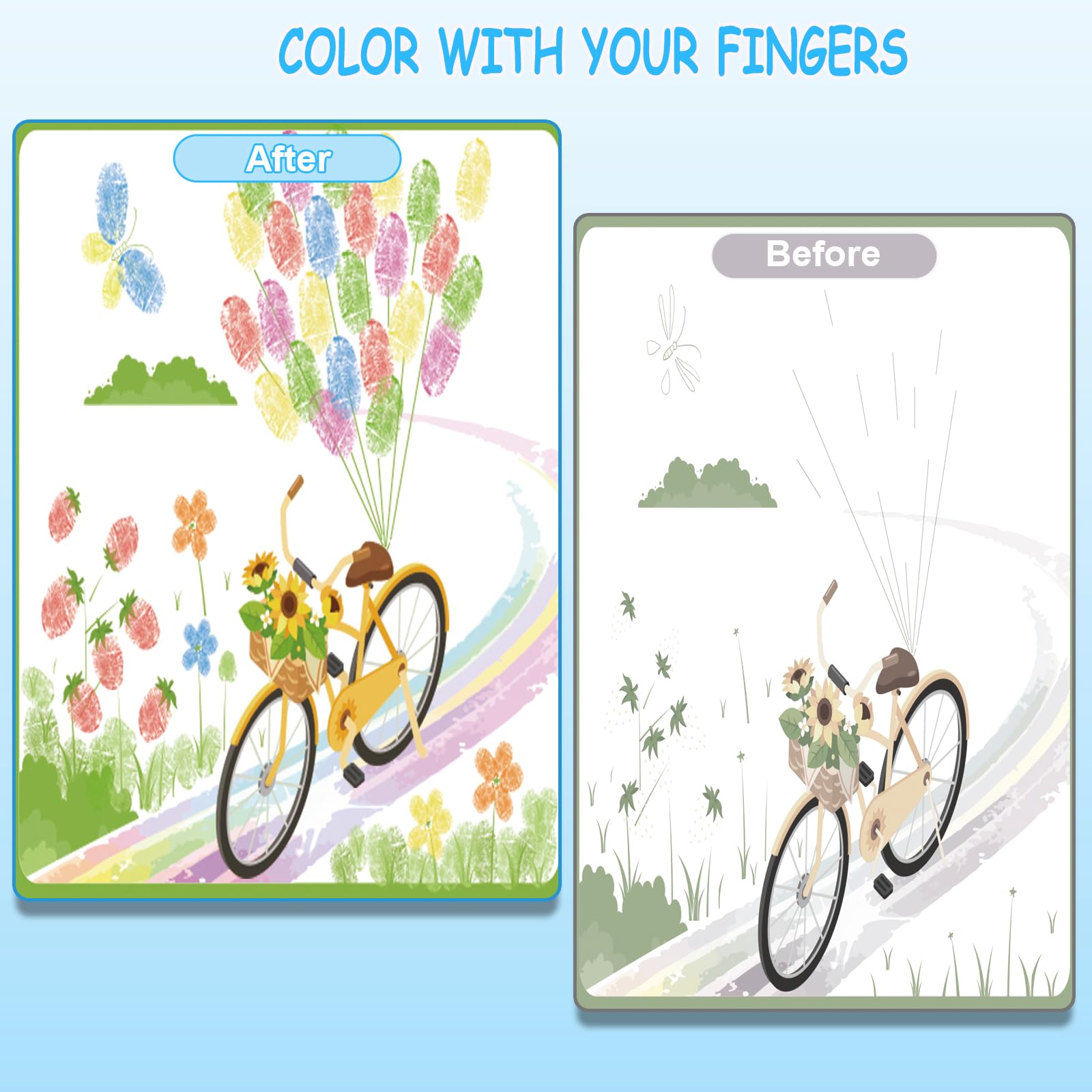 Zyllver Color Magic Light Brush includes eight paints for vibrant, quick color discovery.