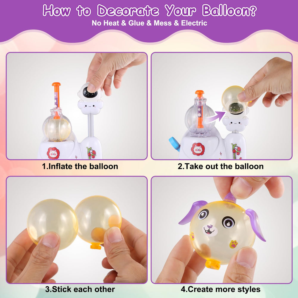 Zyllver easy inflate pump in use, facilitating quick balloon inflation