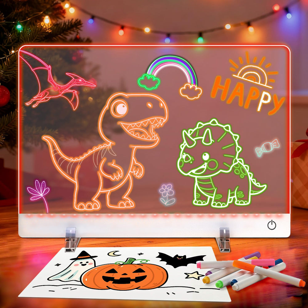 Zyrisis rechargeable LED note board with a 16-inch display for bold sketches.