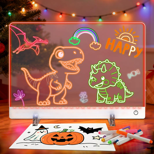 Zyrisis rechargeable LED note board with a 16-inch display for bold sketches.