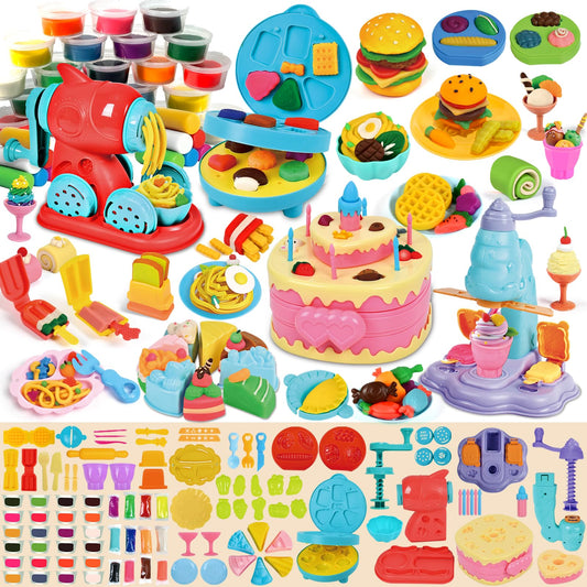 ZYYBQW ice cream maker in action for creative pretend desserts and fine motor skills.