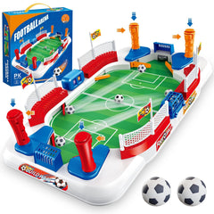 ZYYBQW mini foosball table field offers ample space for two-player quick rounds.