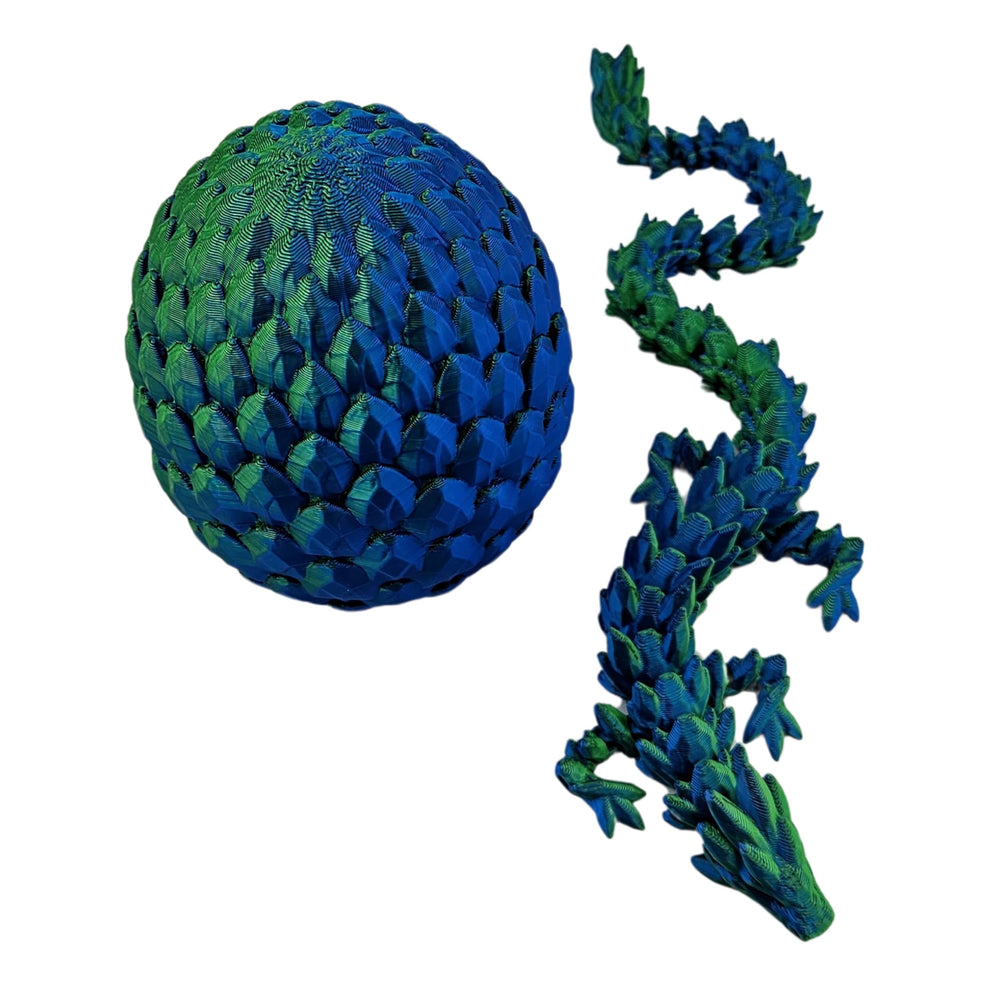 ZZ LIFE 3D-printed dragon detail PLA close-up highlights vibrant colors and smooth textures for tactile exploration.