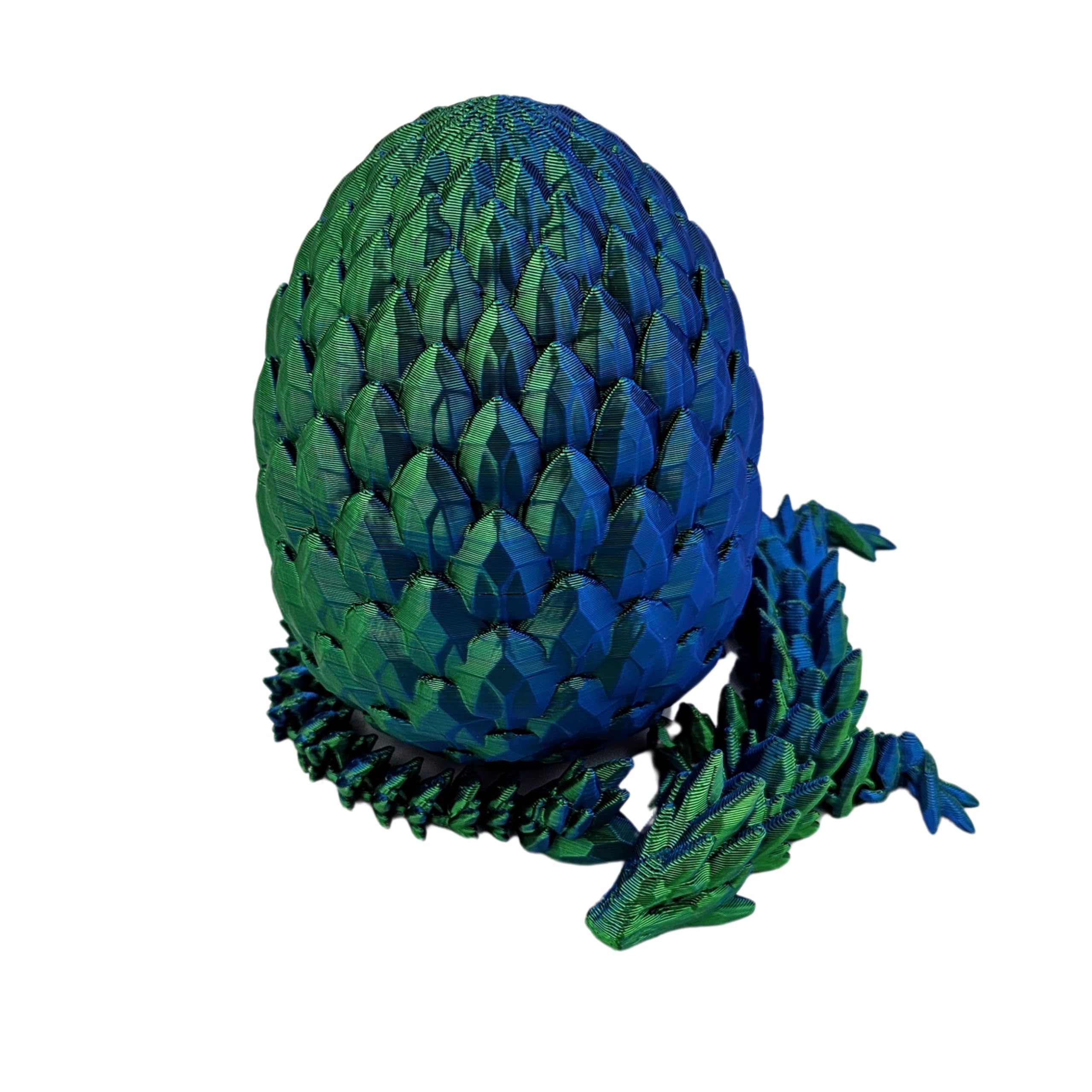 ZZ LIFE dragon egg articulated joints close-up shows durable PLA build and precise engineering for safe handling.
