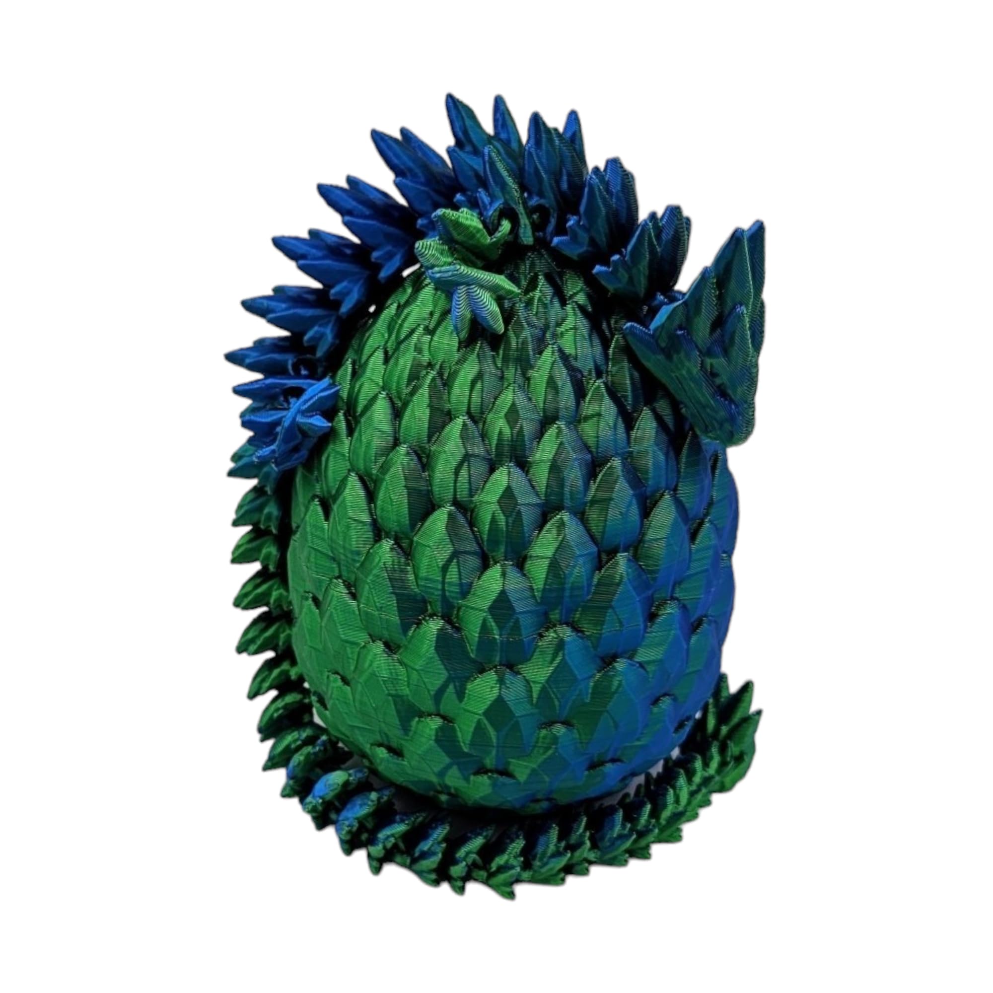 ZZ LIFE gemstone dragon 13-inch articulated highlights color and lifelike movement for focused fidgeting.