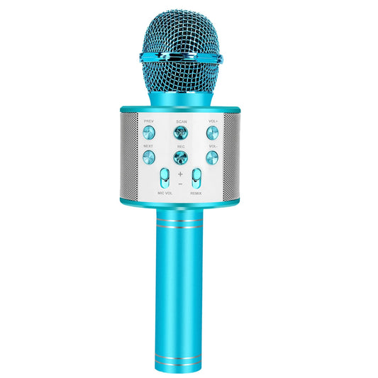 ZZLWAN Bluetooth karaoke microphone portable for on-the-go singing