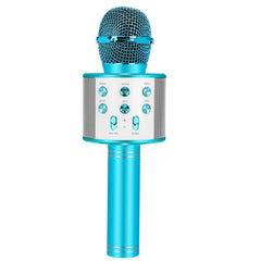 ZZLWAN Bluetooth karaoke microphone portable for on-the-go singing
