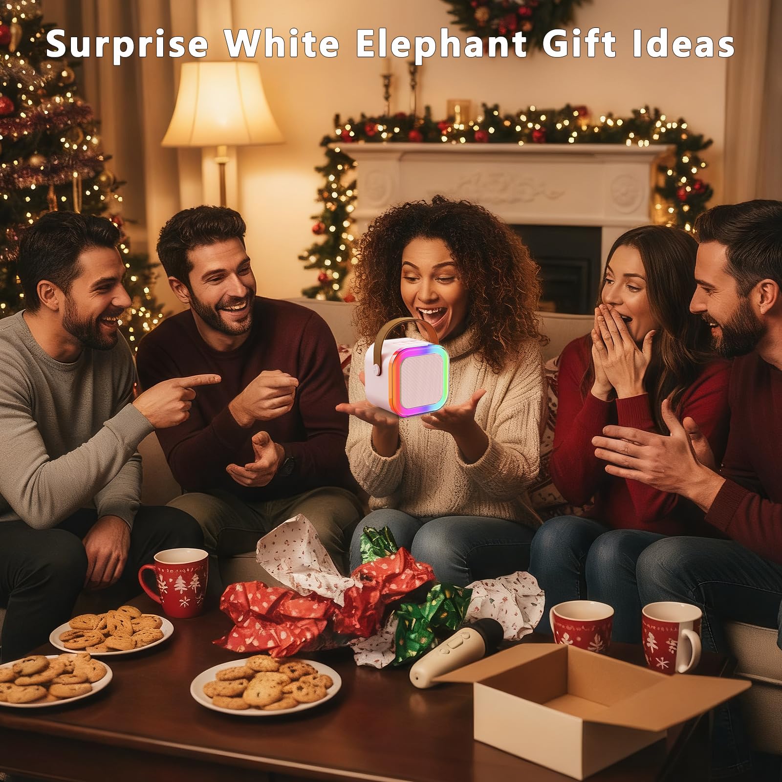 ZZLWAN mini karaoke creates lively christmas party entertainment moments