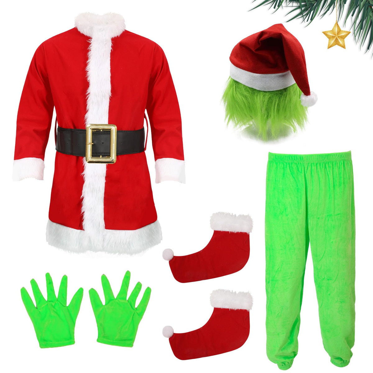 ZZXIAOJIE green costume kids mask for festive disguise and imaginative play