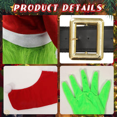 ZZXIAOJIE green costume kids top for eye-catching holiday style