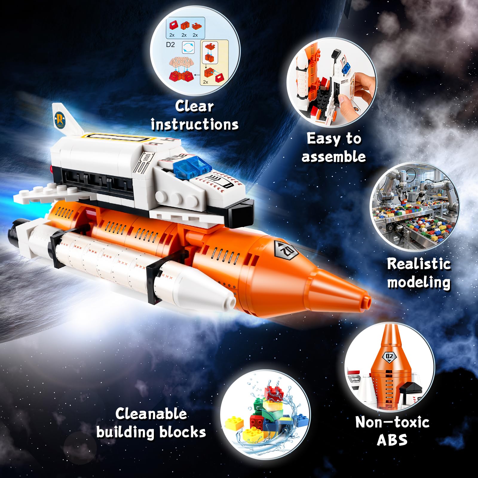 ZZXYPX space vehicle collection supports collaborative play and learning.
