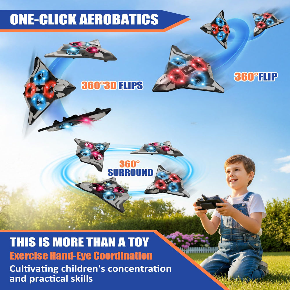 ZzzMgzzZ foam RC airplane circle fly for outdoor fun